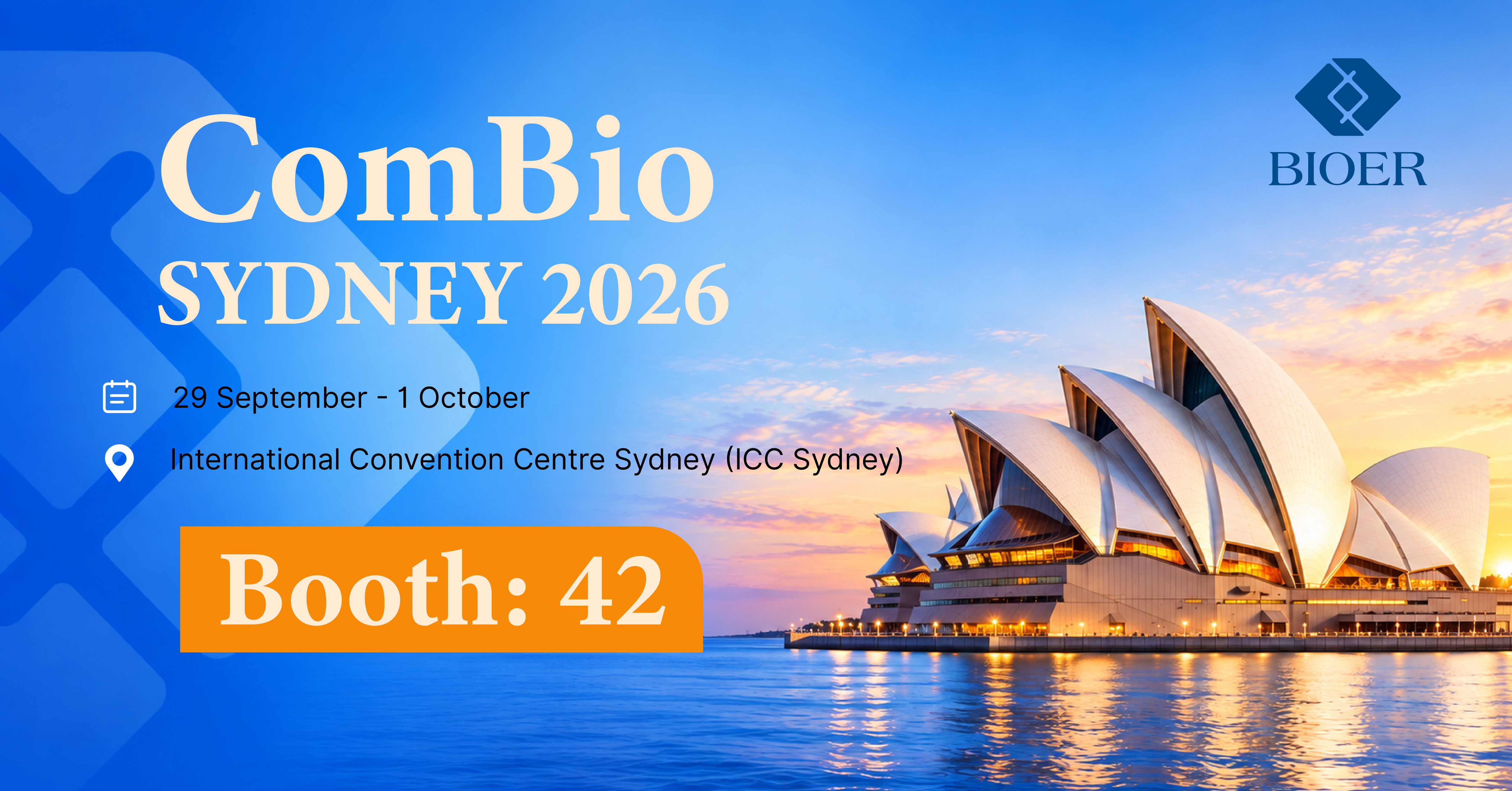 Bioer Is All Set for ComBio Sydney 2026