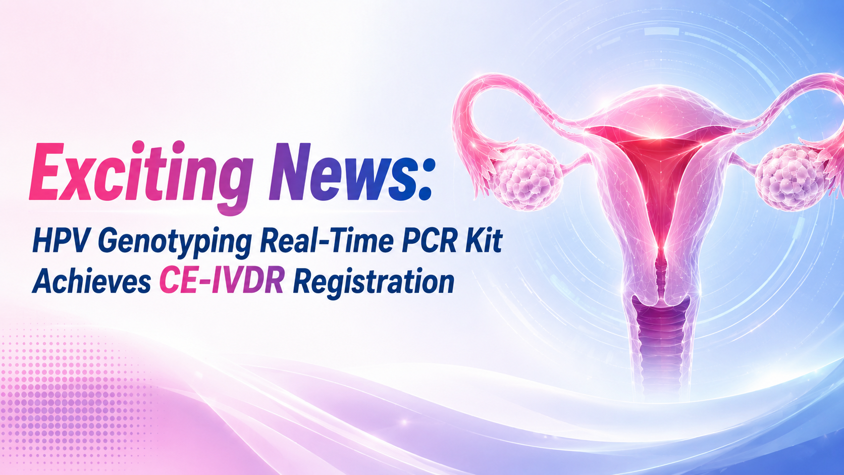 Exciting News: HPV Genotyping Real-Time PCR Kit Achieves CE-IVDR Registration