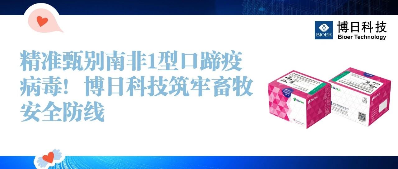精准甄别南非1型口蹄疫病毒！博日科技筑牢畜牧安全防线